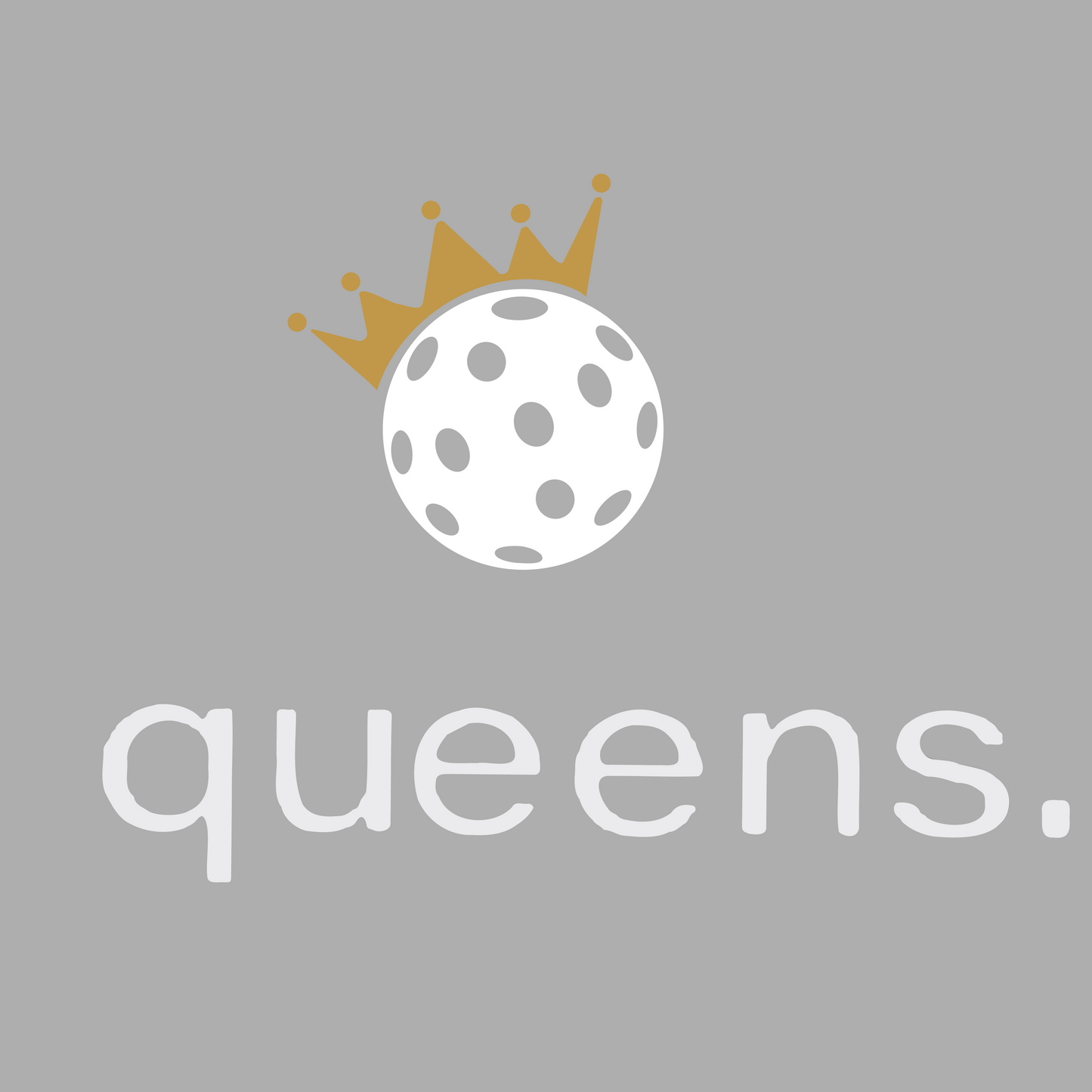 Pickleball Queen and Crown | Pickleball Sports Duffel | Medium Size Court Bag