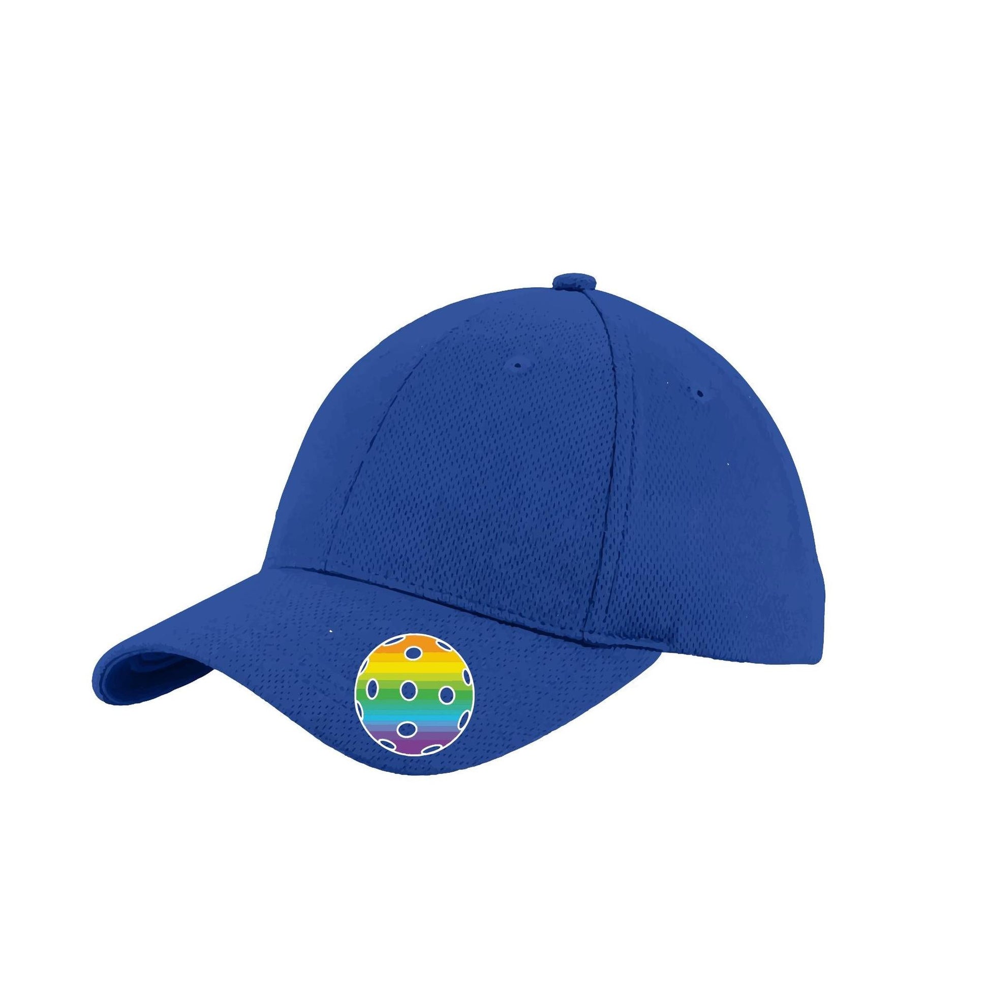 Rainbow Pickleball (Customizable) | Pickleball Hat | Moisture-Wicking 100% Polyester