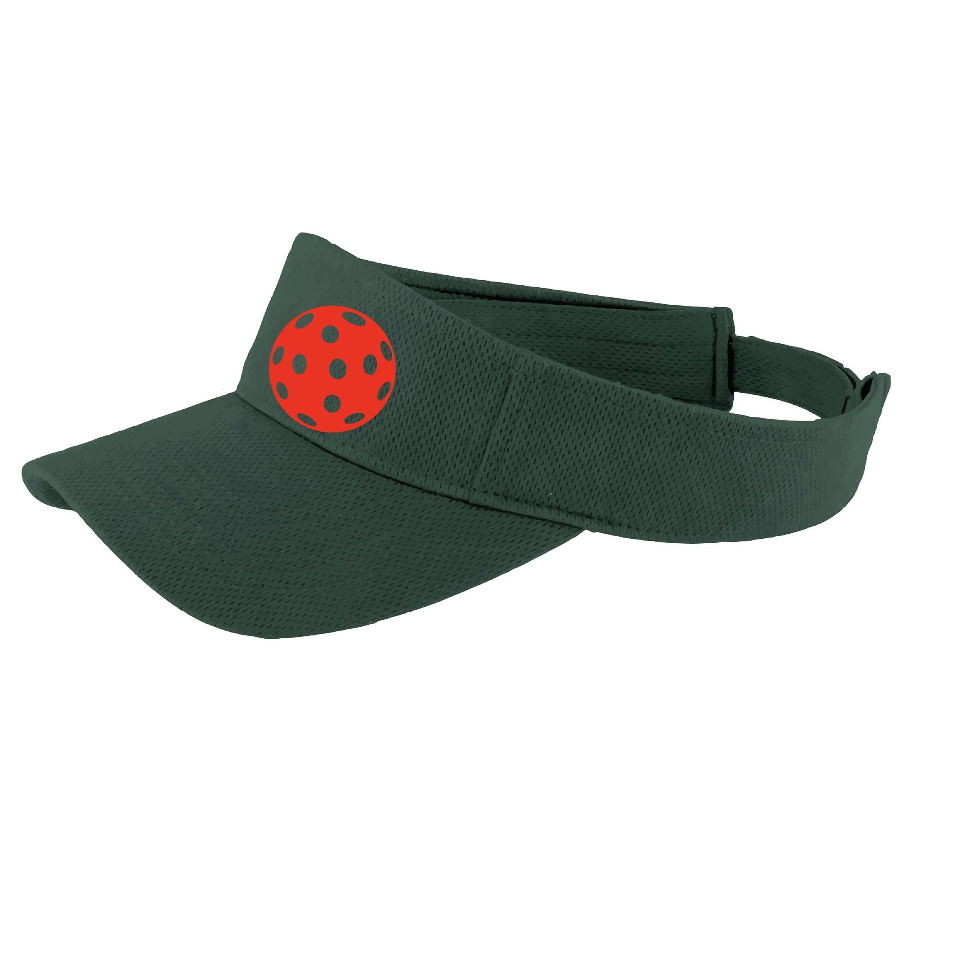 Red Pickleball (Customizable) | Pickleball Visors | Moisture Wicking 100% Polyester