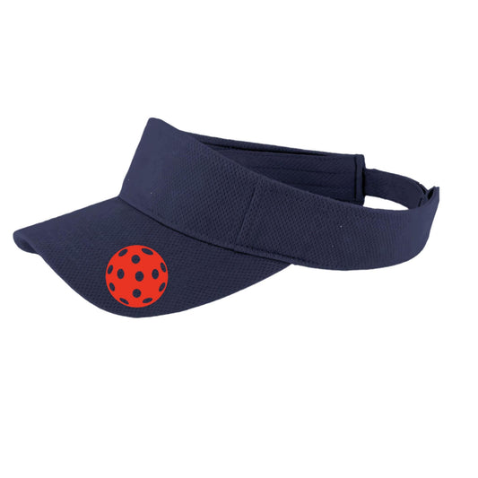 Red Pickleball (Customizable) | Pickleball Visors | Moisture Wicking 100% Polyester