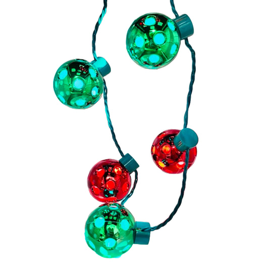 Mini Pickleballs Christmas Flashing Necklace | Pickleball Christmas Gifts And Decor