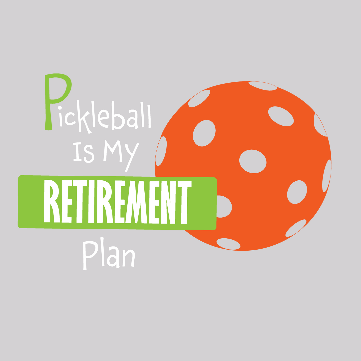 Pickleball Is My Retirement Plan (Customizable) | Pickleball Hat | Moisture-Wicking 100% Polyester