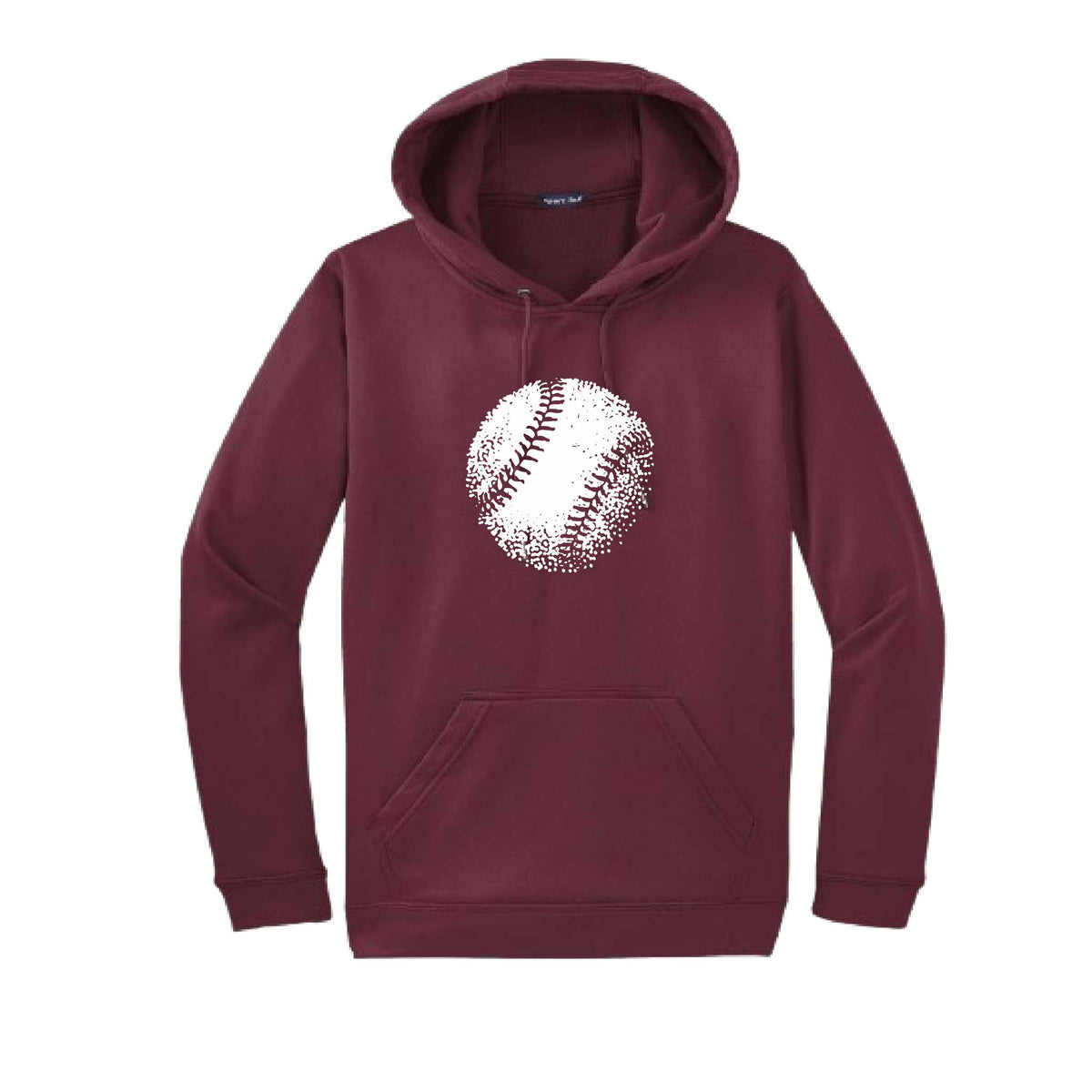 Retro Baseball | Unisex Hoodie Athletic Baseball Sweatshirt | 50% Cotton/50% Polyester