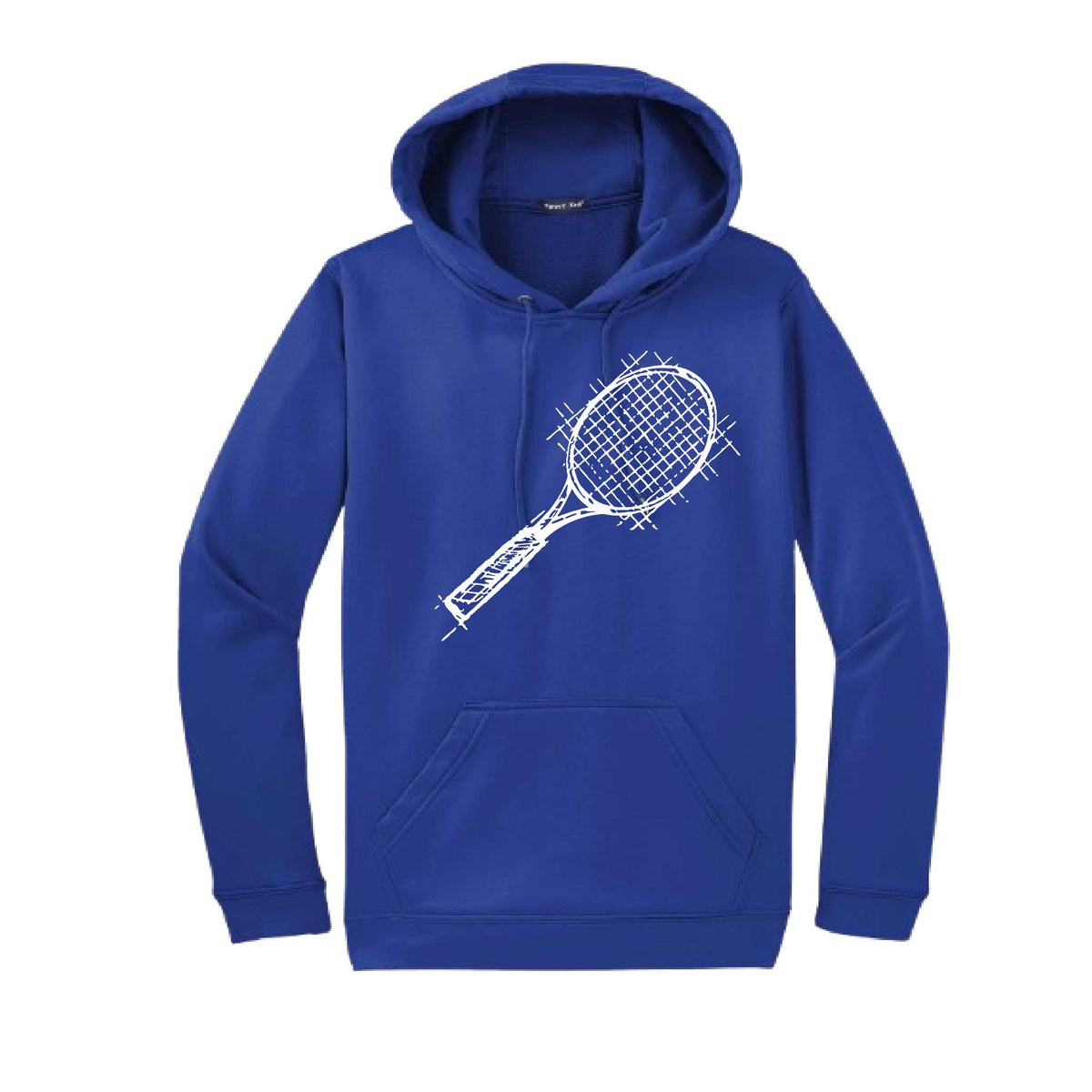 Retro Tennis | Unisex Hoodie Athletic Tennis Sweatshirt | 50% Cotton/50% Polyester