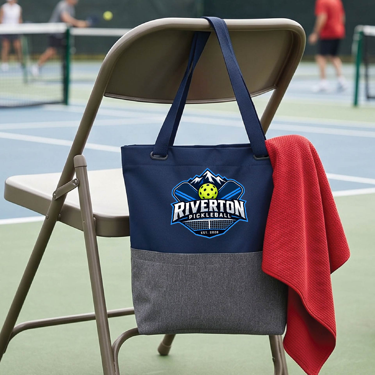 Riverton High School Pickleball Tote Bag Sports Tote for Pickleball Players Gift Court Carryall Team Gift