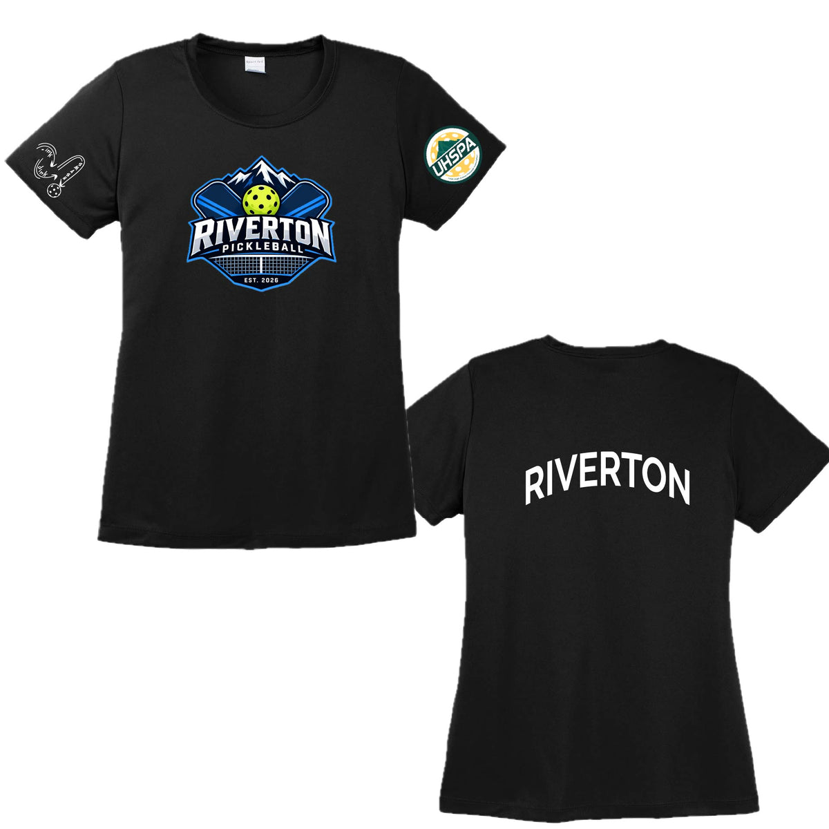 Riverton High UHSPA | Women's Short Sleeve Crewneck T-Shirts | 100% Polyester
