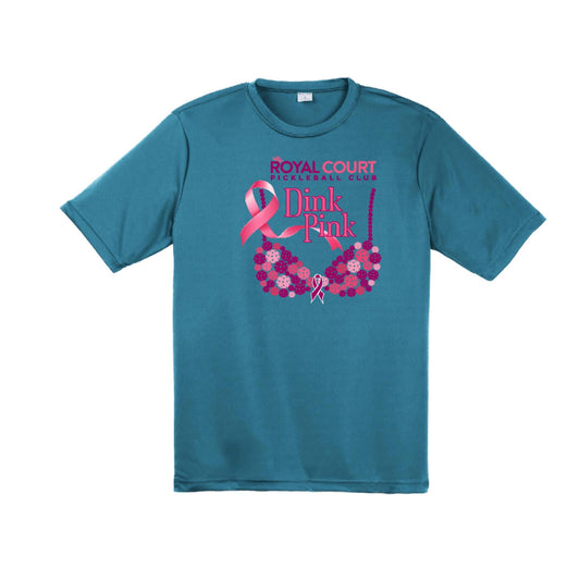 Royal Court Dink Pink | Men's Short Sleeve Athletic Performance T-Shirt | 100% Polyester