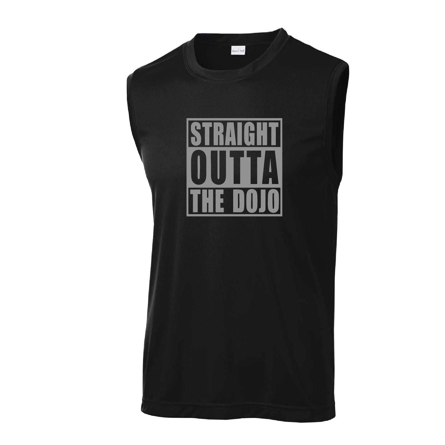 Straight Otta the Dojo | Men's Sleeveless Athletic Karate Performance T-Shirt | 100% Polyester