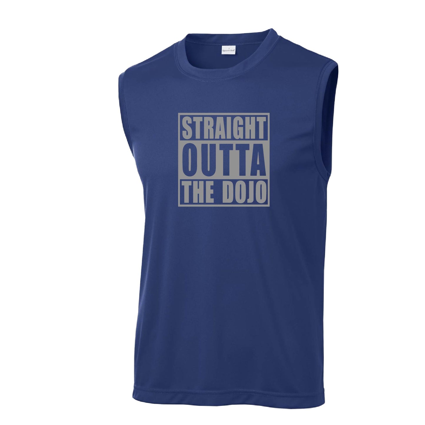 Straight Otta the Dojo | Men's Sleeveless Athletic Karate Performance T-Shirt | 100% Polyester