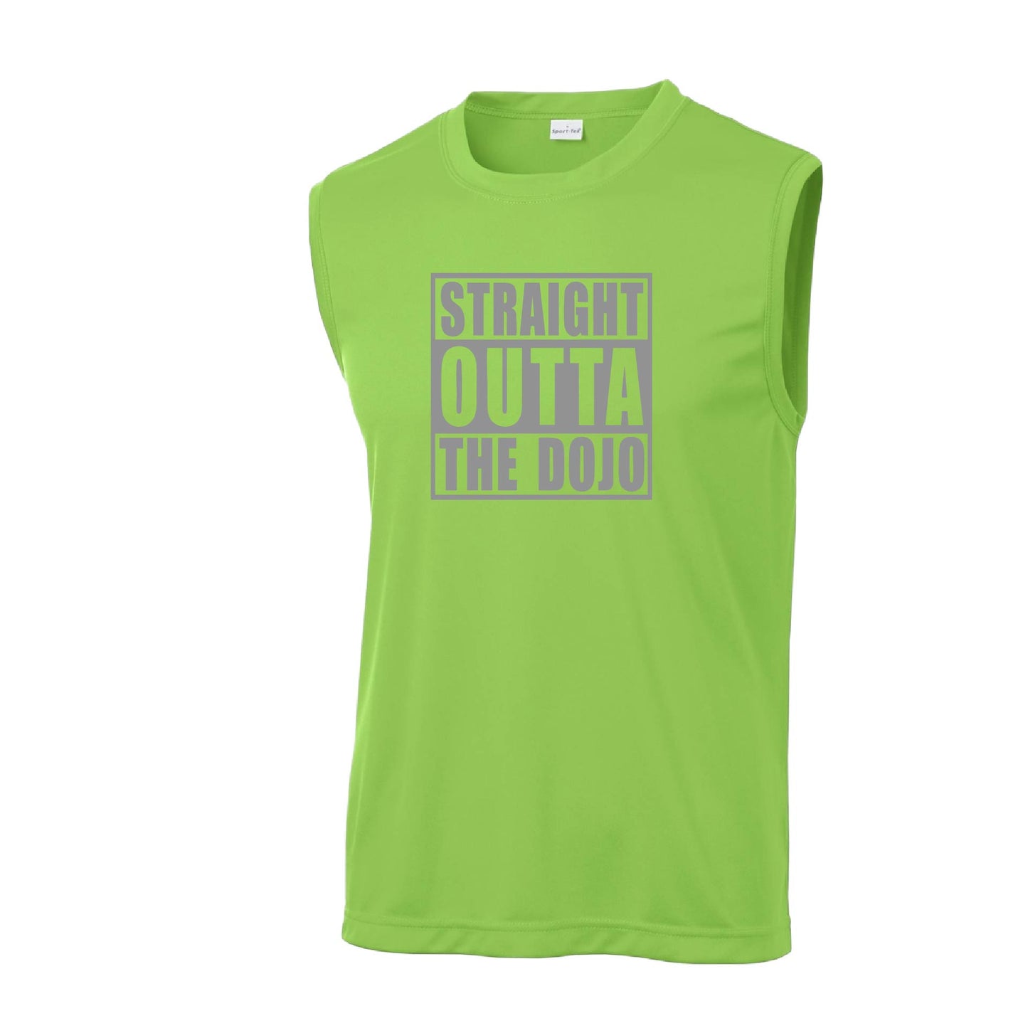 Straight Otta the Dojo | Men's Sleeveless Athletic Karate Performance T-Shirt | 100% Polyester