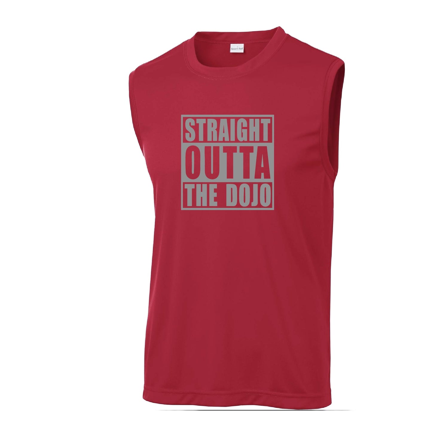 Straight Otta the Dojo | Men's Sleeveless Athletic Karate Performance T-Shirt | 100% Polyester