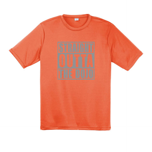 Straight Otta the Dojo | Men's Short Sleeve Athletic Karate Performance T-Shirt | 100% Polyester