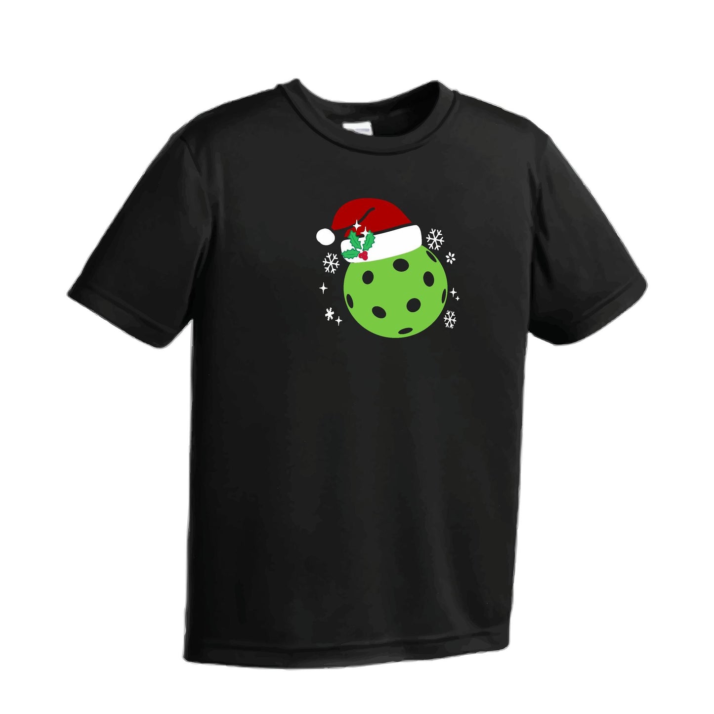 Santa Hat | Men's Short Sleeve Athletic Performance T-Shirt | 100% Polyester