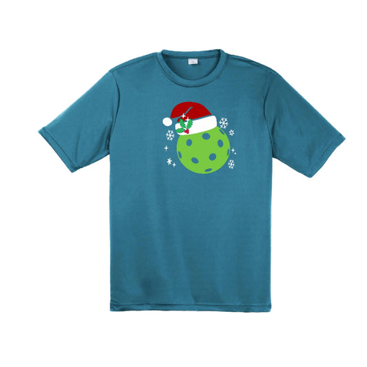 Santa Hat | Men's Short Sleeve Athletic Performance T-Shirt | 100% Polyester
