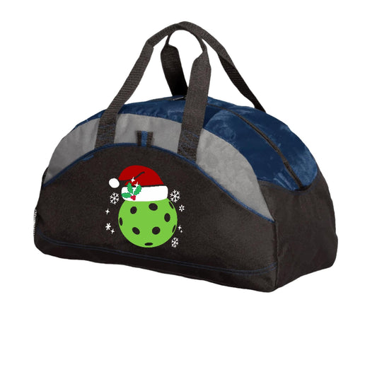 Santa Hat | Pickleball Sports Duffel | Medium Size Court Bag