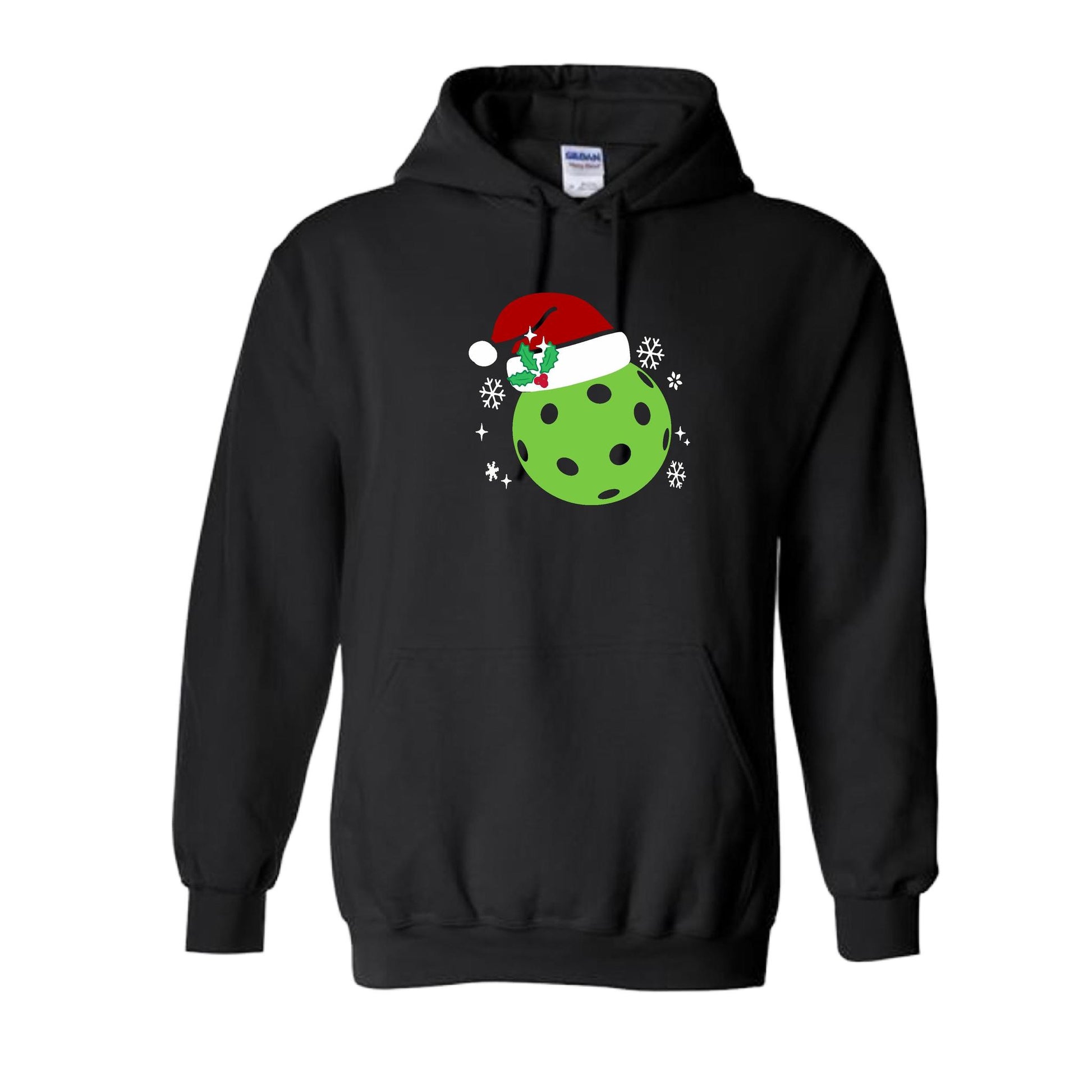 Santa Hat | Unisex Hoodie Athletic Sweatshirt | 50% Cotton/50% Polyester