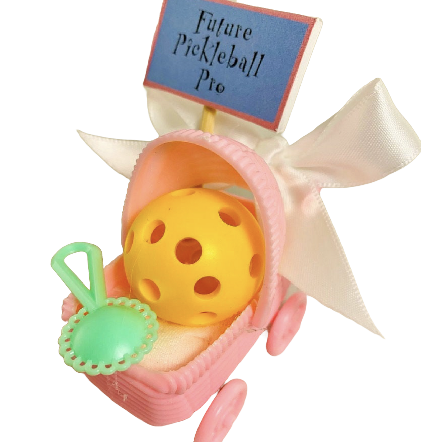 Pickleball Carriage Baby Shower Favors (Set Of 6) | Fun Pickleball Gifts