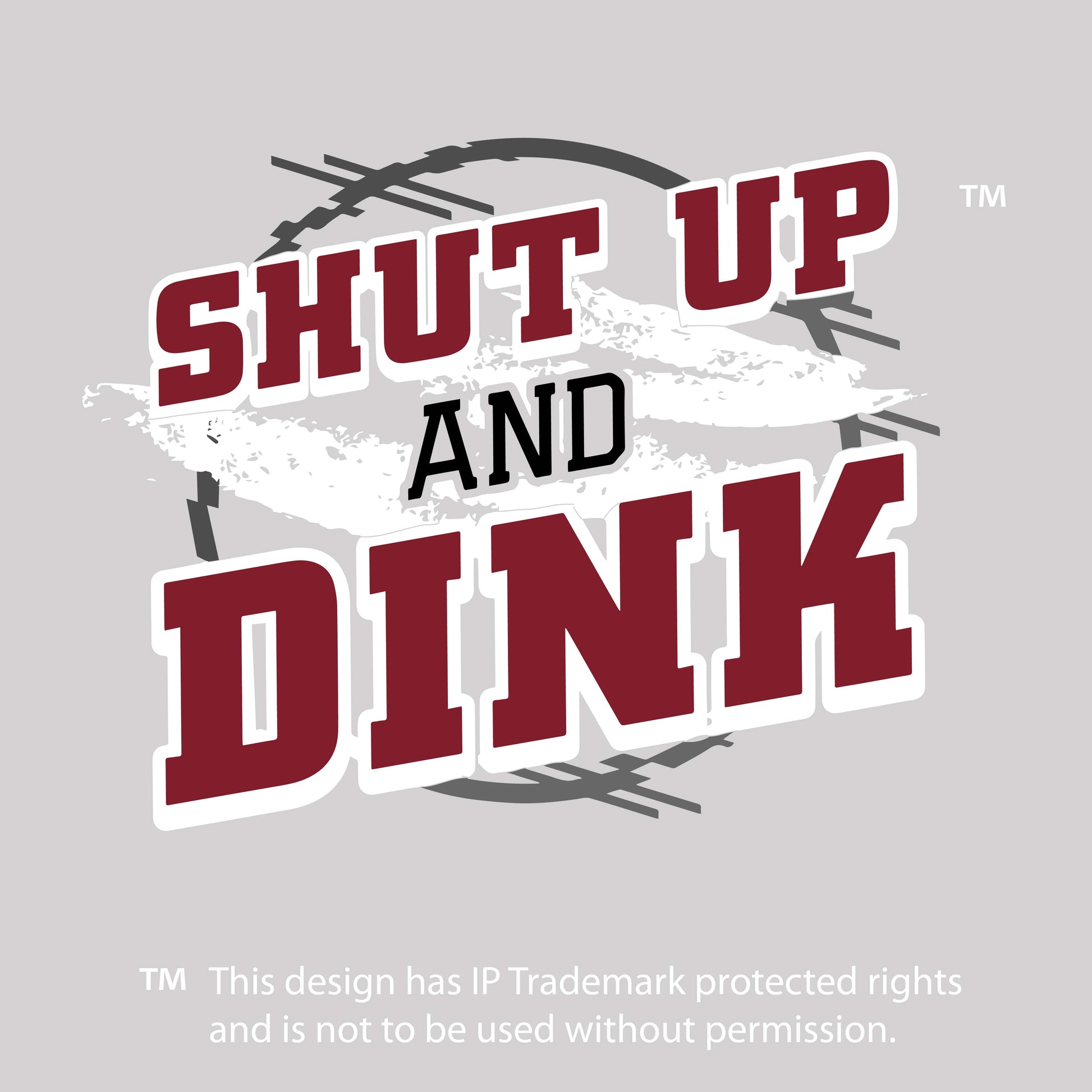 Shut Up And Dink | Men's Sleeveless Athletic Performance T-Shirt | 100% Polyester