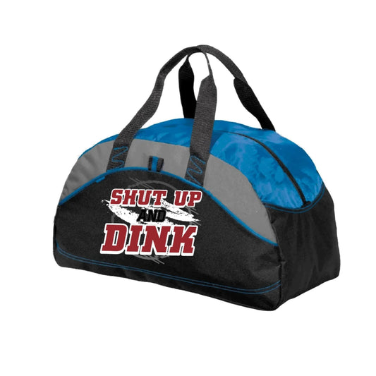 Shut Up and Dink | Pickleball Sports Duffel | Medium Size Court Bag