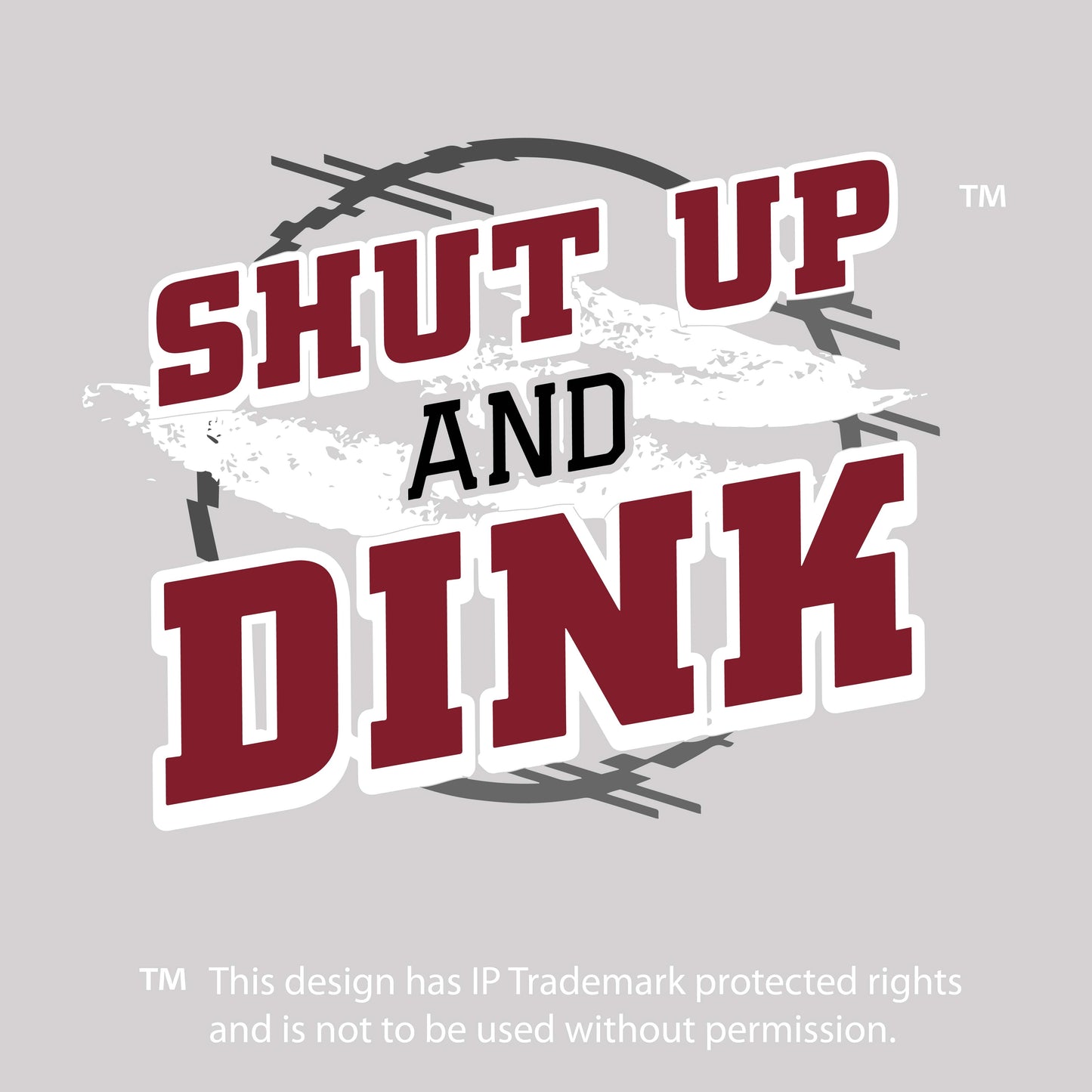 Shut Up And Dink | Women’s Long Sleeve V-Neck Pickleball Performance T-Shirt | 100% Polyester