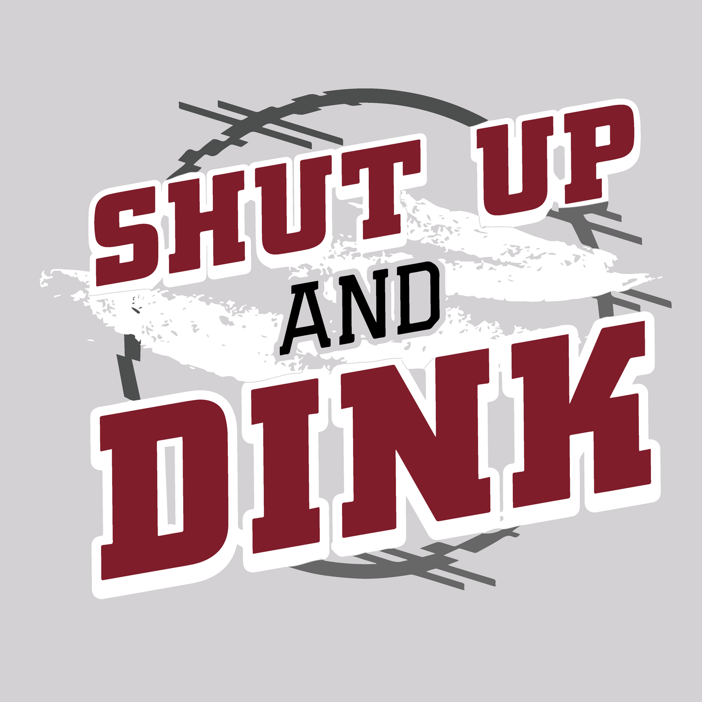 Shut Up And Dink | Women’s Short Sleeve Crewneck Pickleball Shirts | 100% Polyester