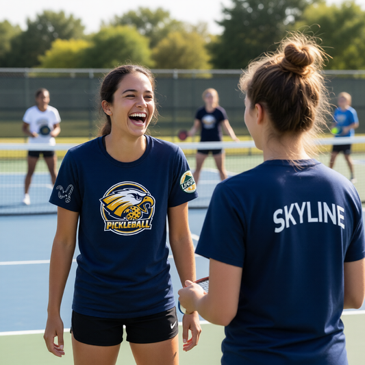 Skyline High UHSPA | Women's Short Sleeve Crewneck T-Shirts | 100% Polyester