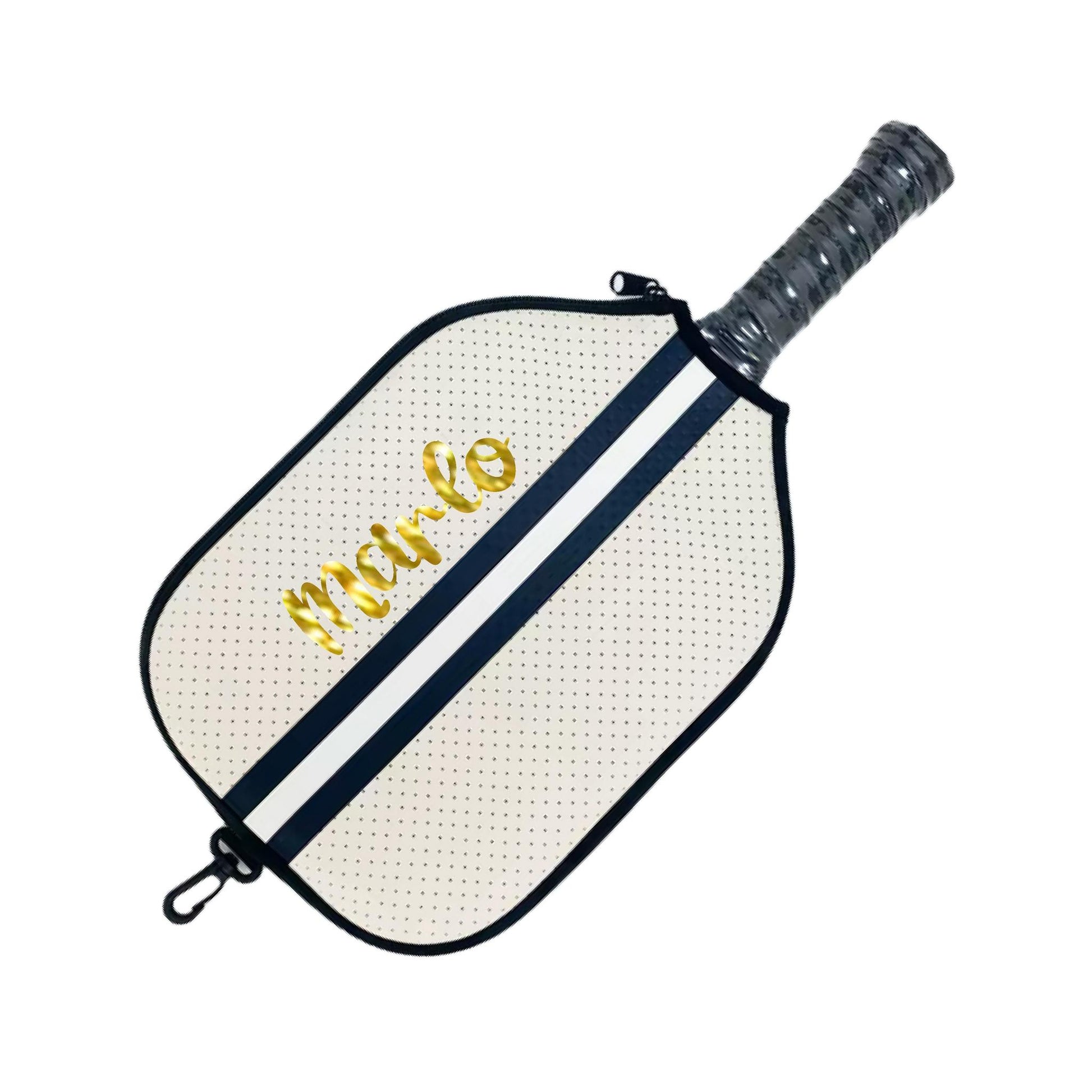 "Snow Cloud" Pickleball Paddle Cover | Personalized Pickleball Paddle Cover | Court Paddle Cover