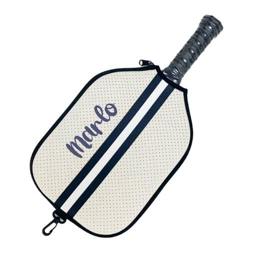 "Snow Cloud" Pickleball Paddle Cover | Personalized Pickleball Paddle Cover | Court Paddle Cover