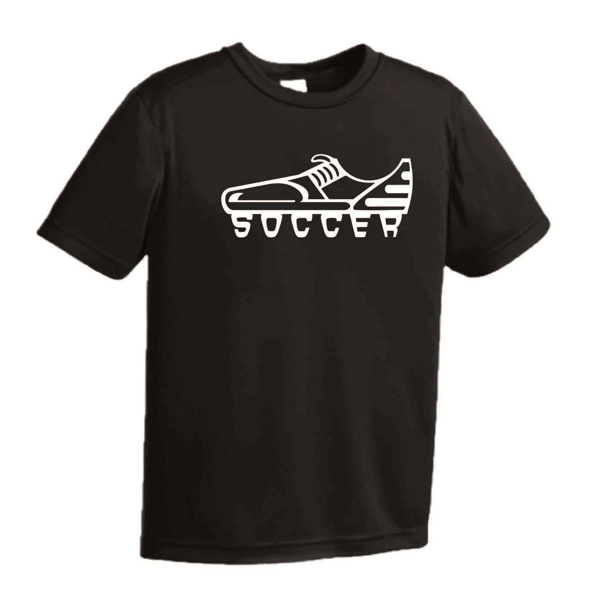Soccer Cleat | Men's Short Sleeve Soccer T-Shirt | 100% Polyester