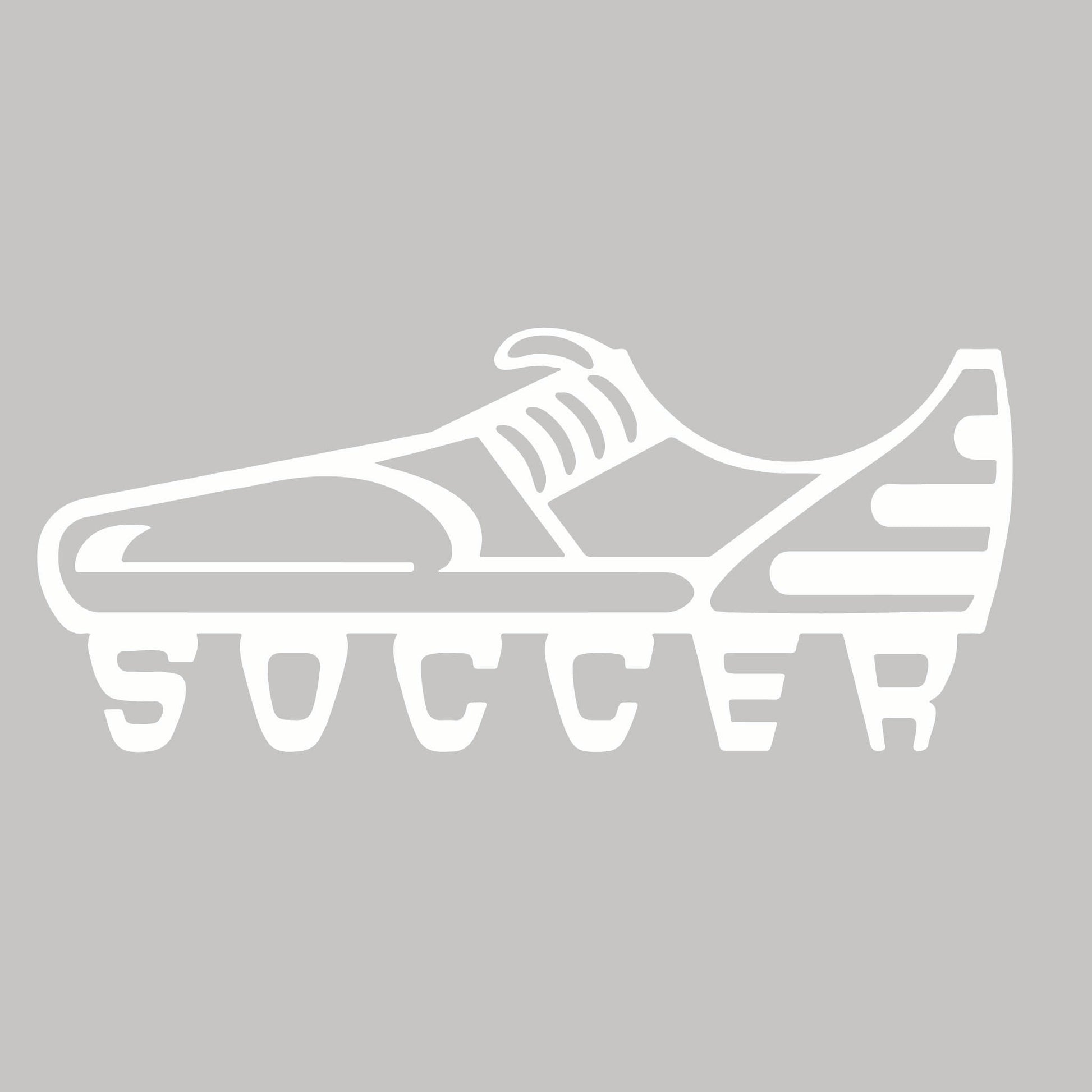 Soccer Cleat | Unisex Hoodie Athletic Soccer Sweatshirt | 50% Cotton/50% Polyester