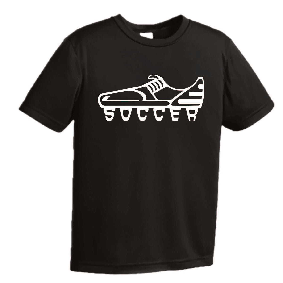 Soccer Cleat | Youth Short Sleeve Soccer T-Shirts | 100% Polyester