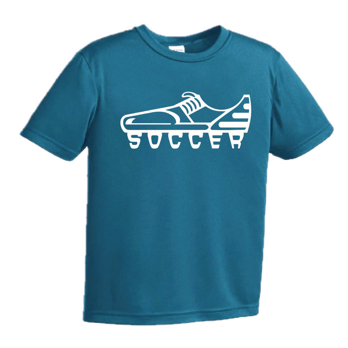 Soccer Cleat | Youth Short Sleeve Soccer T-Shirts | 100% Polyester