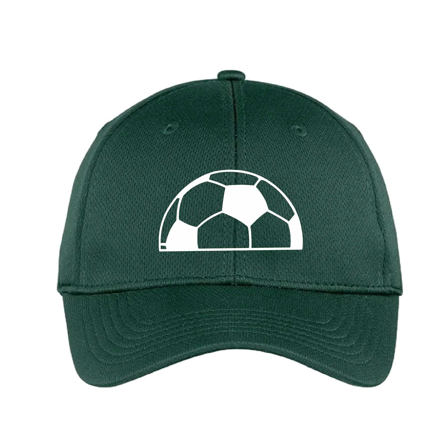 Half Soccer Ball | Soccer Hat | Moisture-Wicking 100% Polyester