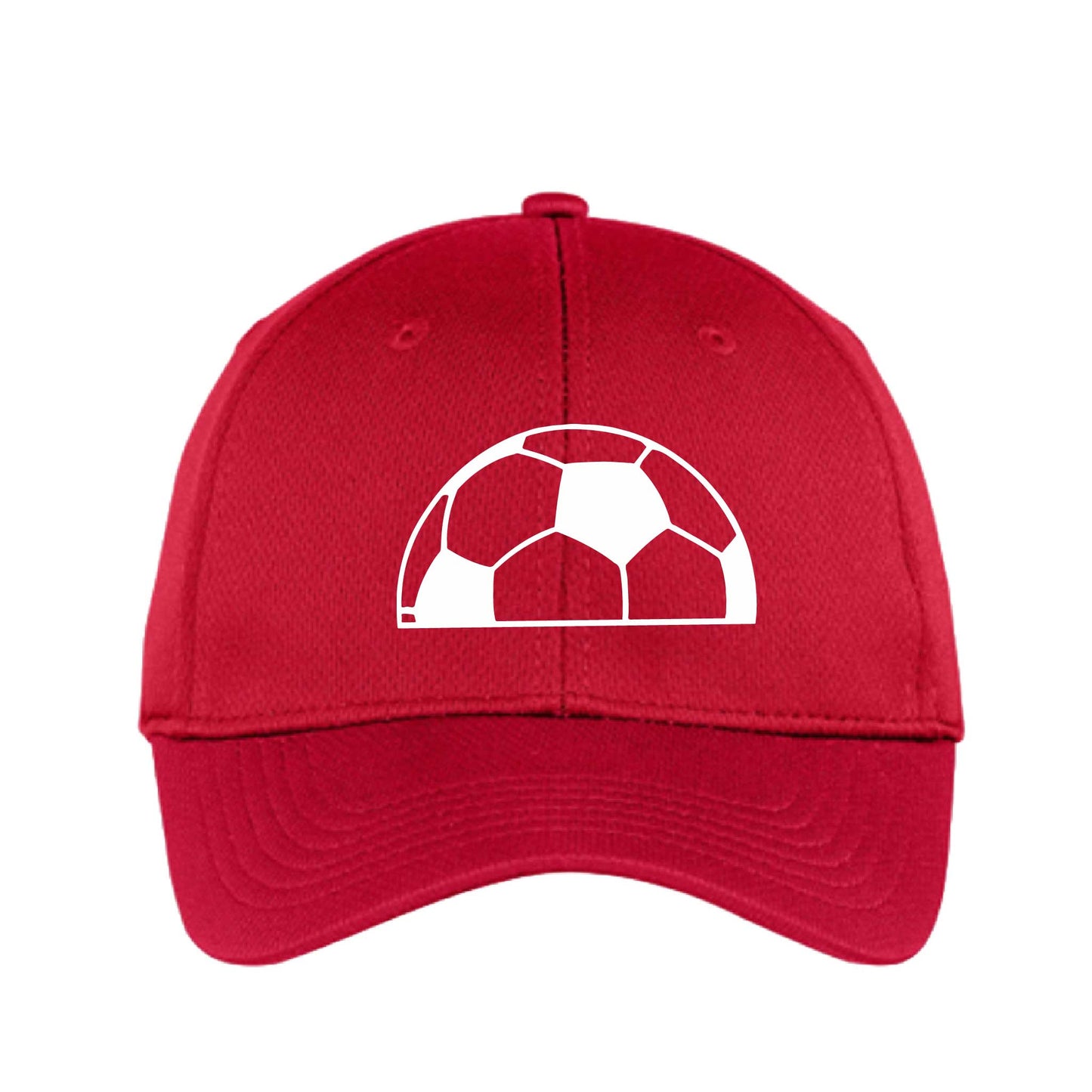 Half Soccer Ball | Soccer Hat | Moisture-Wicking 100% Polyester
