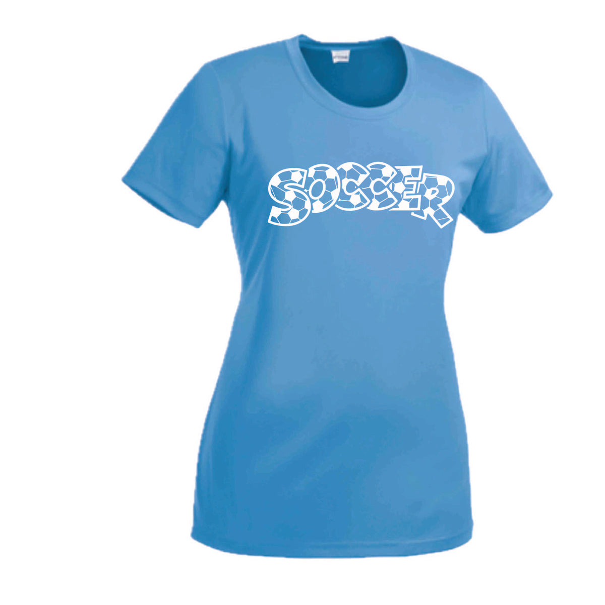 Soccer Hook | Women’s Short Sleeve Crewneck Soccer T-Shirts | 100% Polyester