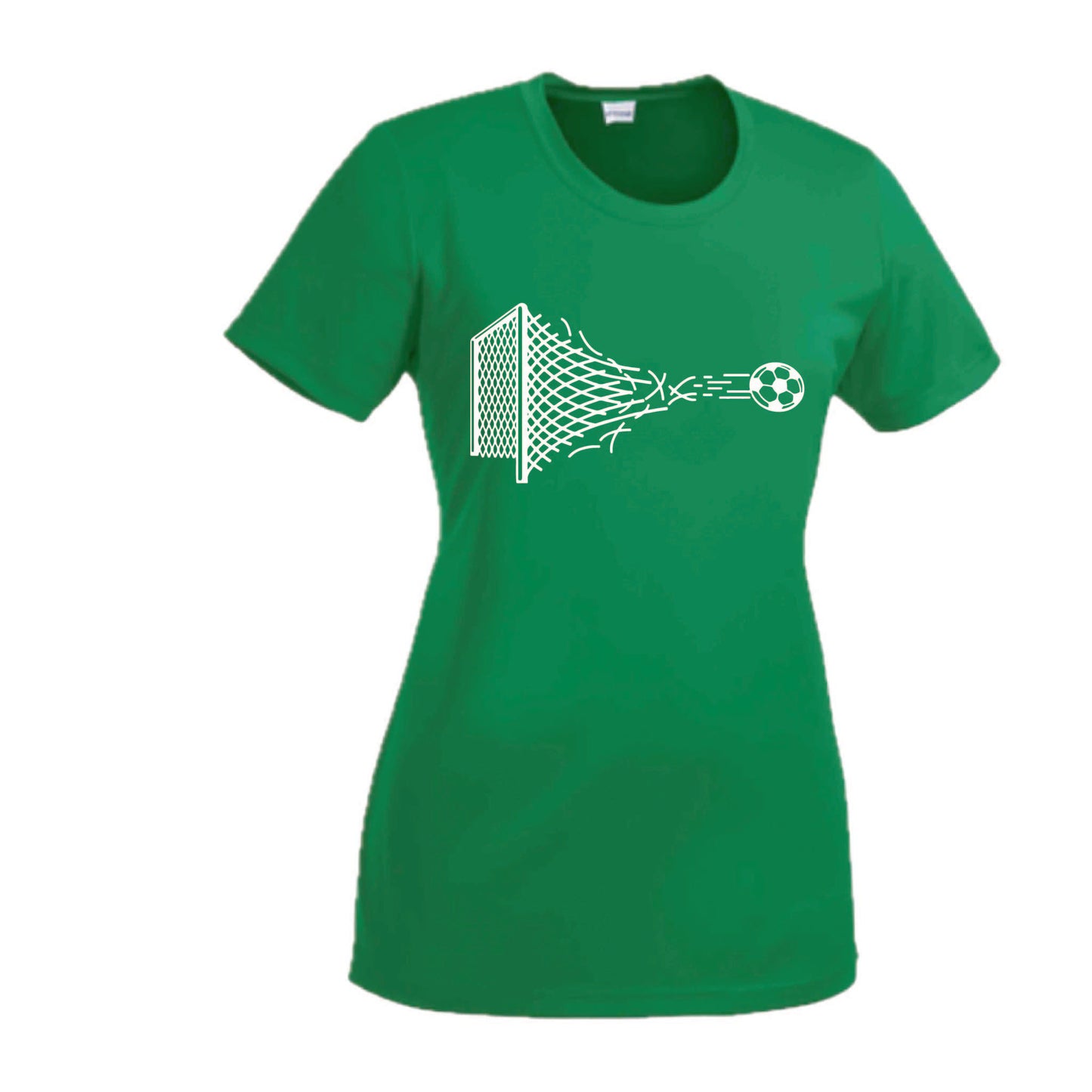 Soccer Net | Women’s Short Sleeve Crewneck Soccer T-Shirts | 100% Polyester
