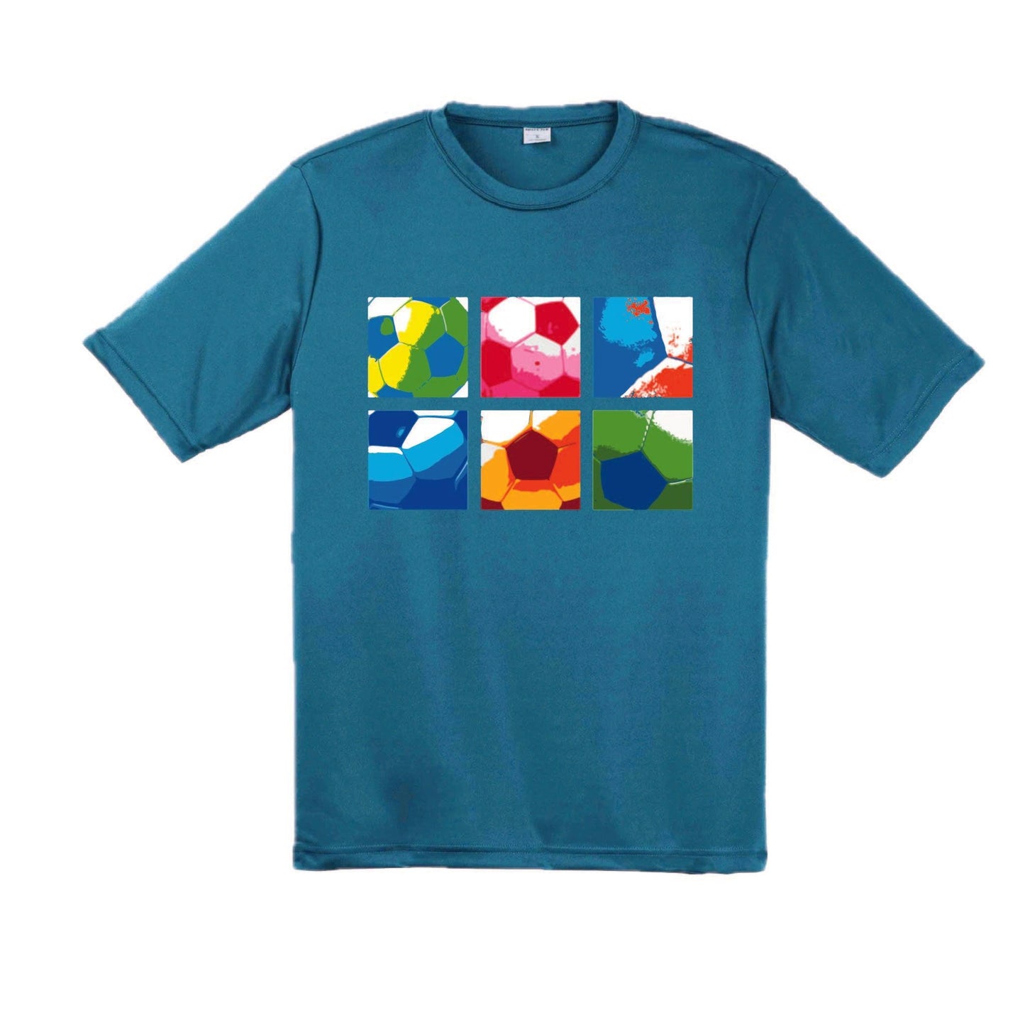 Soccer Panels | Men's Short Sleeve Soccer T-Shirt | 100% Polyester