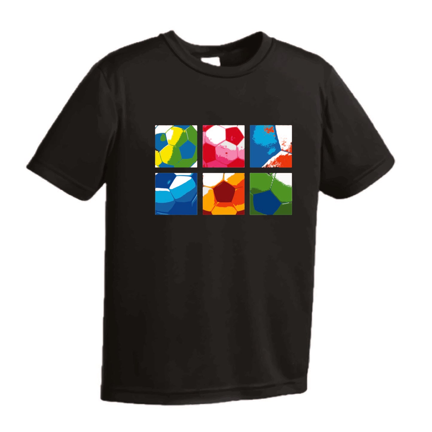 Soccer Panels | Men's Short Sleeve Soccer T-Shirt | 100% Polyester