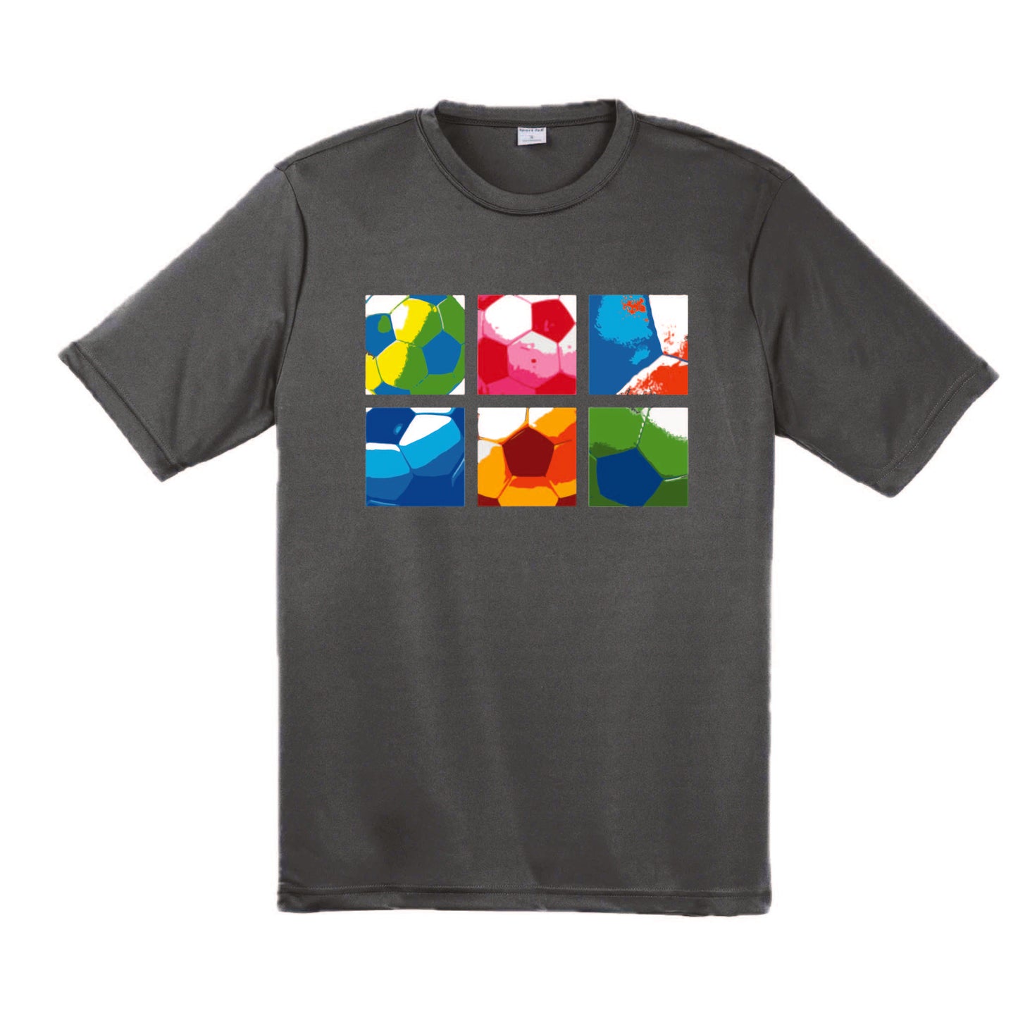 Soccer Panels | Men's Short Sleeve Soccer T-Shirt | 100% Polyester