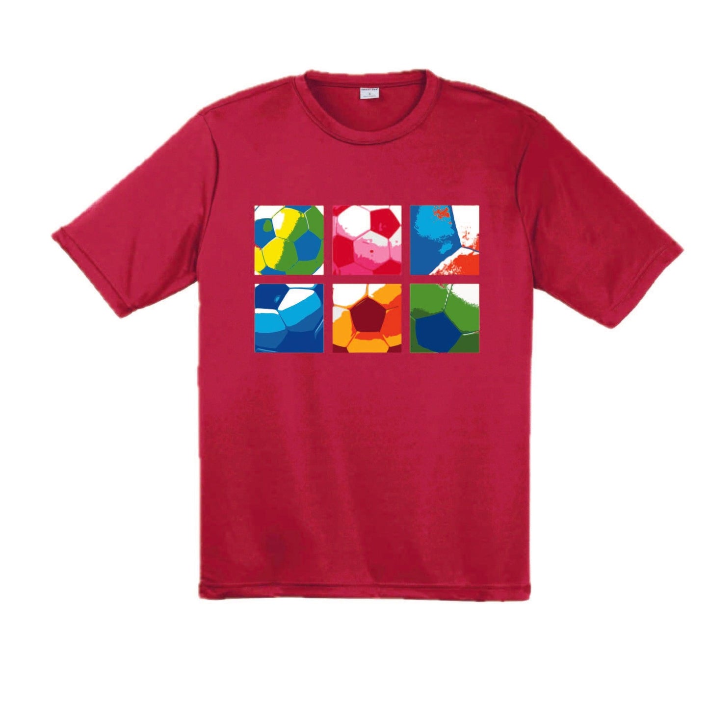 Soccer Panels | Men's Short Sleeve Soccer T-Shirt | 100% Polyester