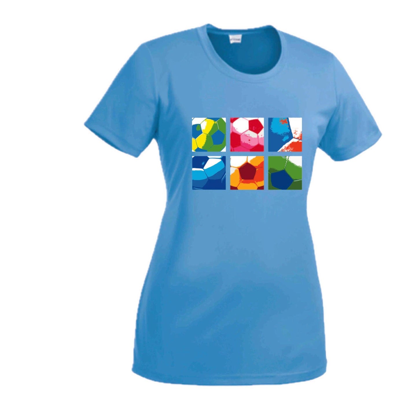Soccer Panels | Women’s Short Sleeve Crewneck Soccer T-Shirts | 100% Polyester