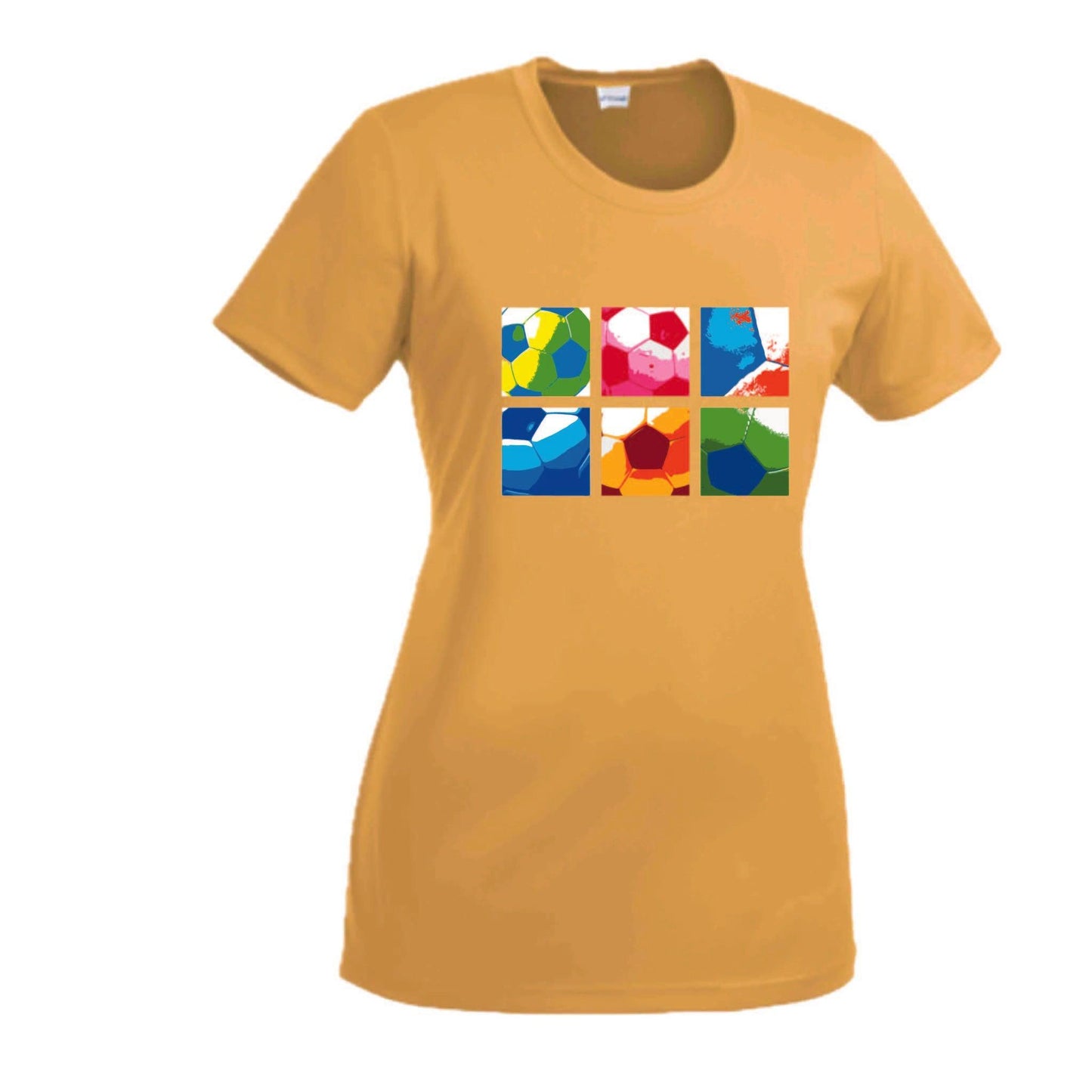 Soccer Panels | Women’s Short Sleeve Crewneck Soccer T-Shirts | 100% Polyester