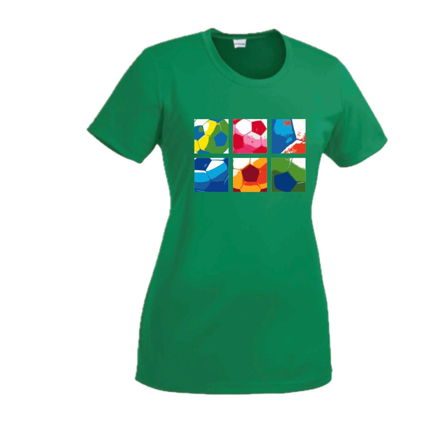 Soccer Panels | Women’s Short Sleeve Crewneck Soccer T-Shirts | 100% Polyester