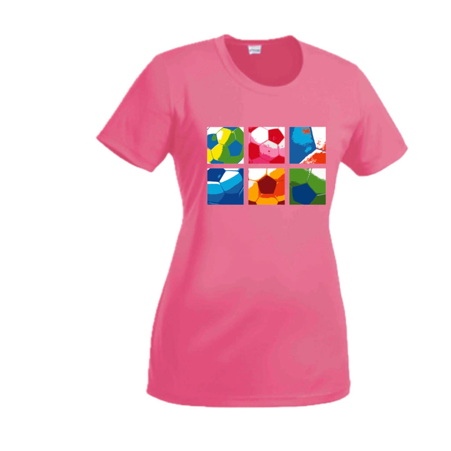 Soccer Panels | Women’s Short Sleeve Crewneck Soccer T-Shirts | 100% Polyester