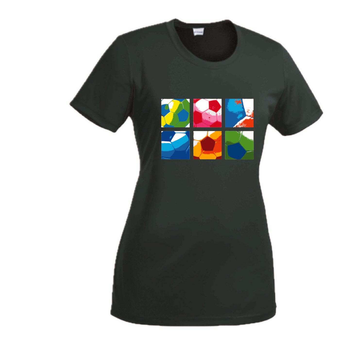 Soccer Panels | Women’s Short Sleeve Crewneck Soccer T-Shirts | 100% Polyester