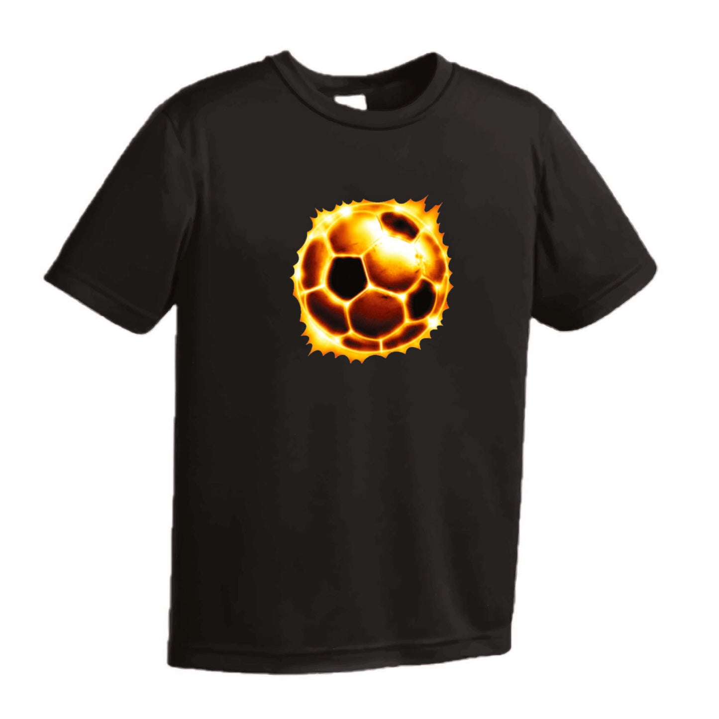 Soccer Radioactive | Men's Short Sleeve Soccer T-Shirt | 100% Polyester