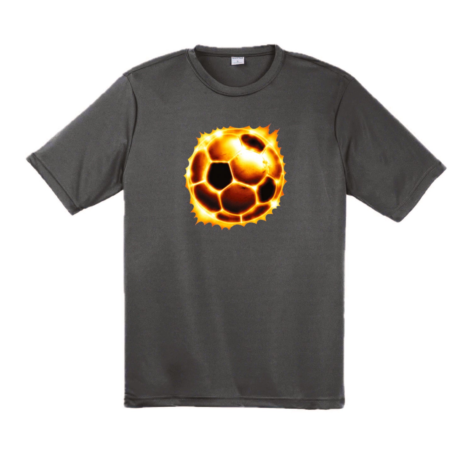 Soccer Radioactive | Men's Short Sleeve Soccer T-Shirt | 100% Polyester