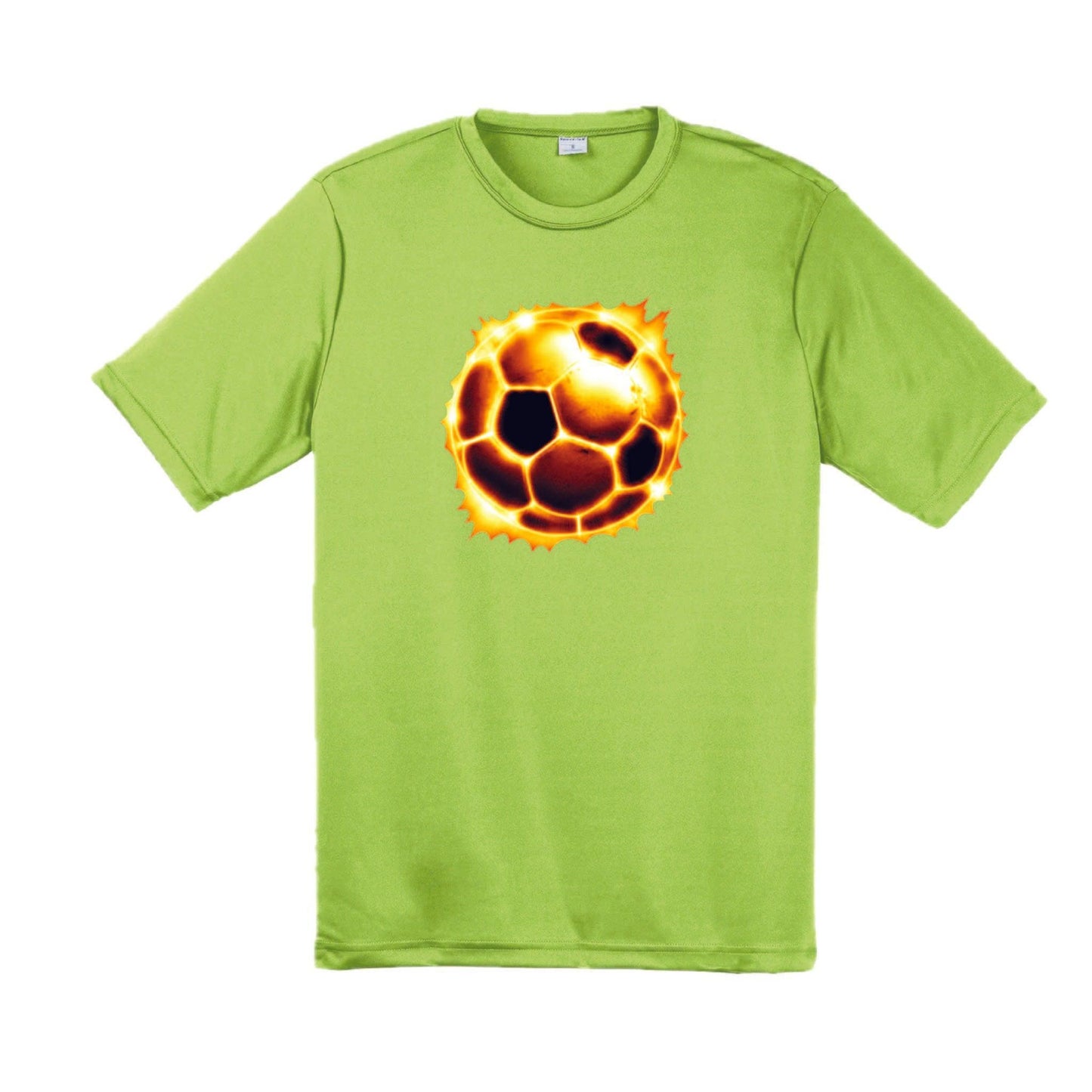 Soccer Radioactive | Men's Short Sleeve Soccer T-Shirt | 100% Polyester