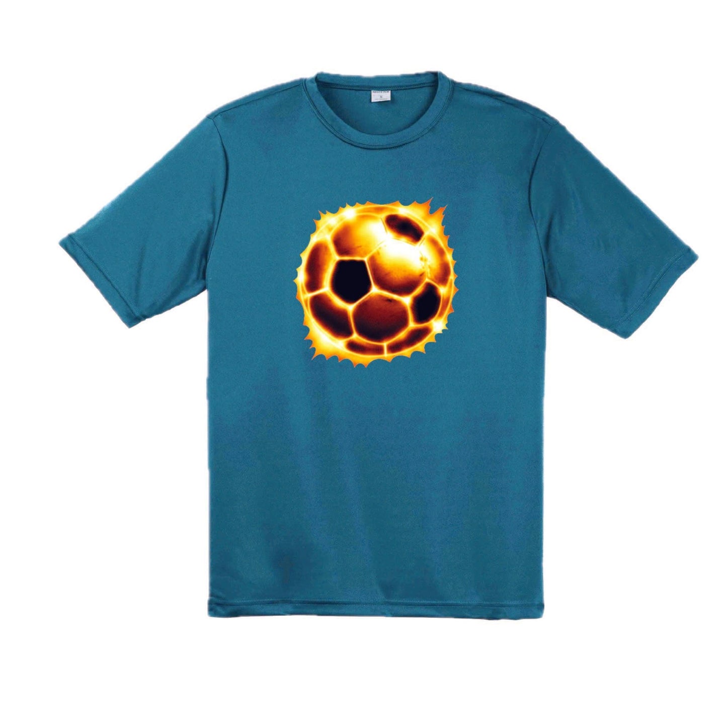 Soccer Radioactive | Men's Short Sleeve Soccer T-Shirt | 100% Polyester