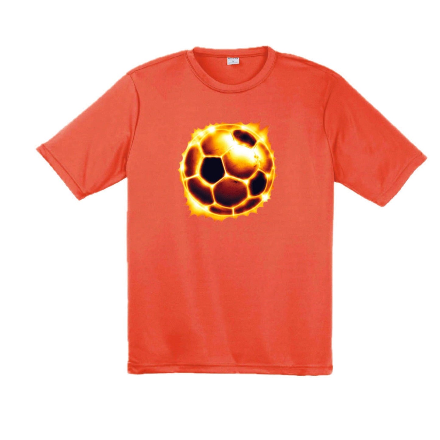 Soccer Radioactive | Men's Short Sleeve Soccer T-Shirt | 100% Polyester